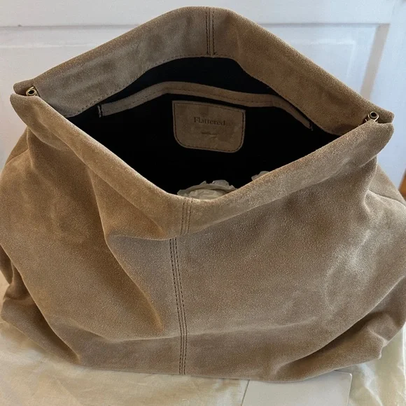 Flattered Brown Suede Bag - Picture 3 of 4